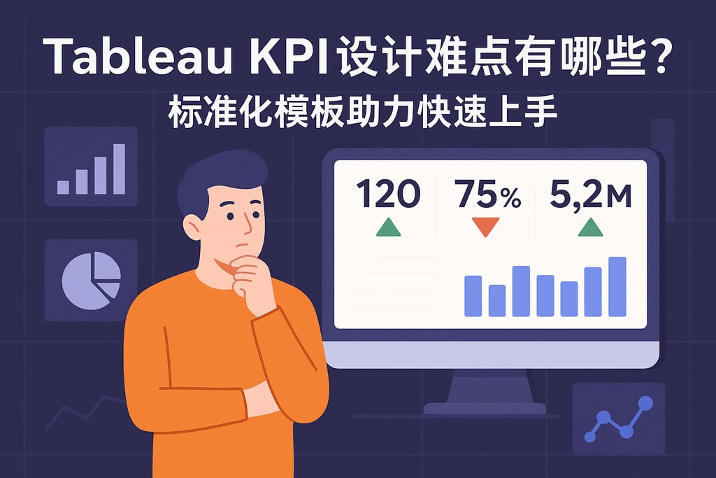 Tableau KPI设计难点有哪些？标准化模板助力快速上手